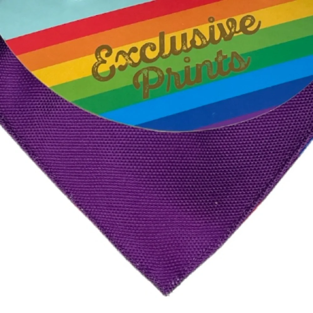 Doghaus American Pride Bandana Collar Rainbow Size Large